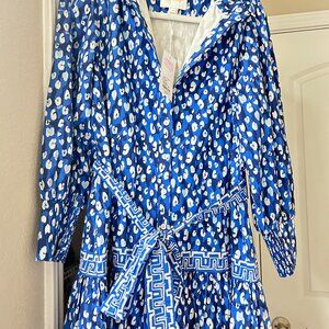 Lilly Pulitzer Starlight Navy Woven Dress Size 8